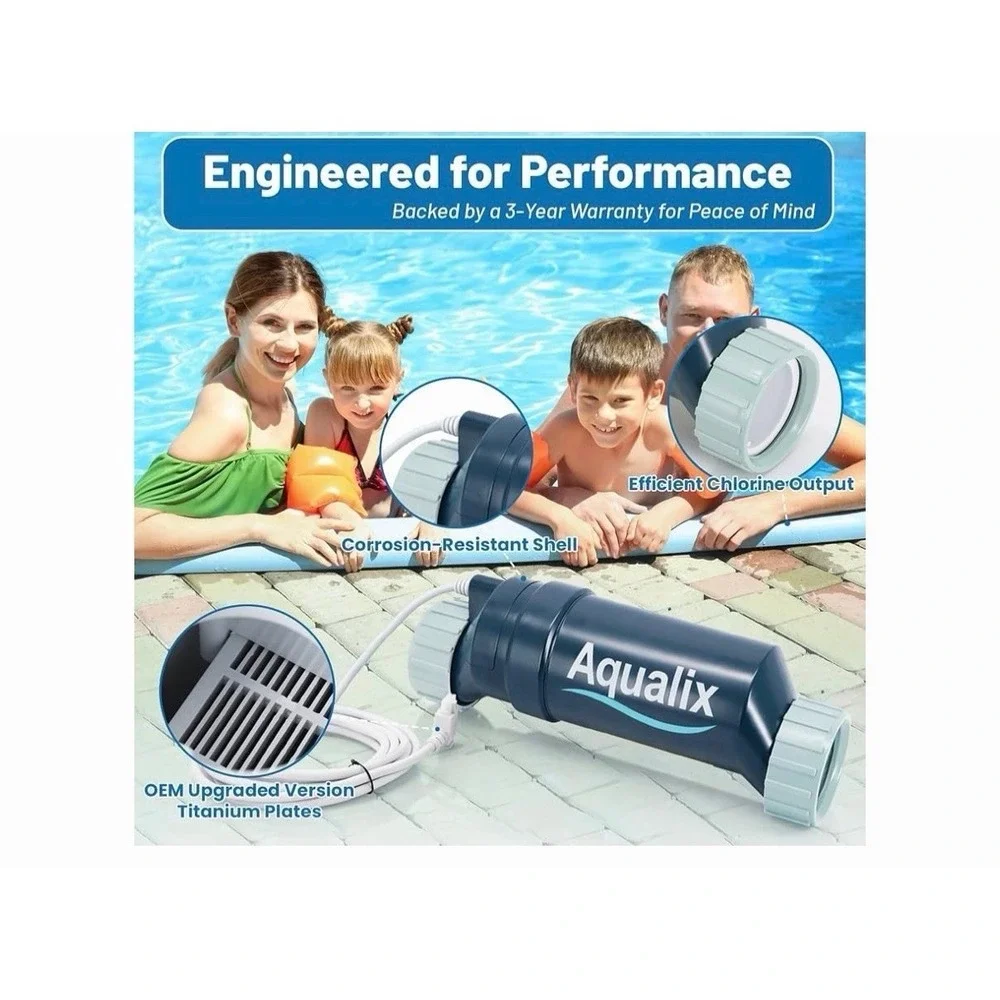 Aqualix Salt Cell Replacement For Hayward T-CELL-15 /40,000 Gallon